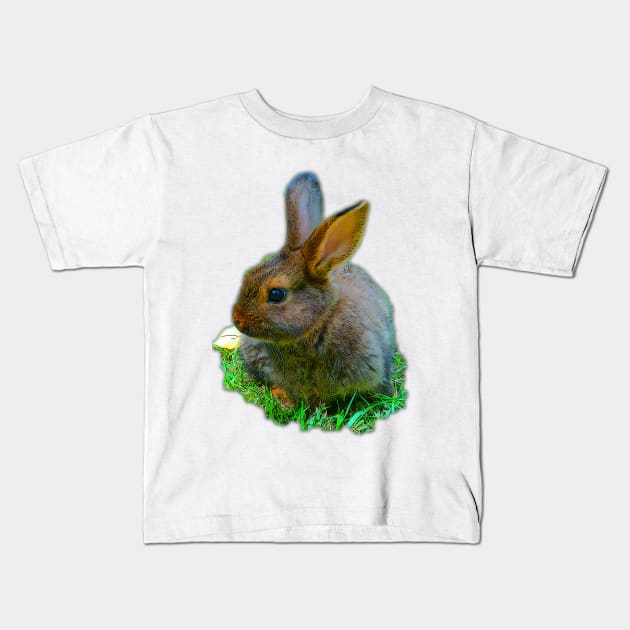 Little bunny Kids T-Shirt by MarionsArt